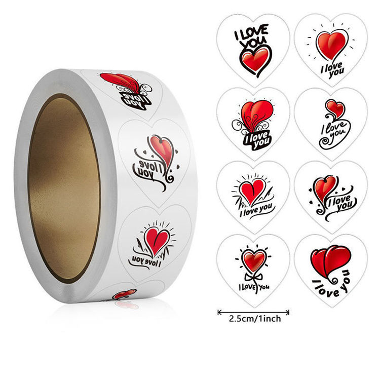 Valentine Heart Stickers 6