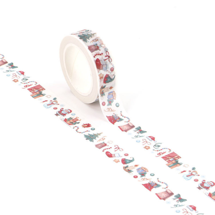 15mm x 10m CMYK Christmas Present Washi Tape